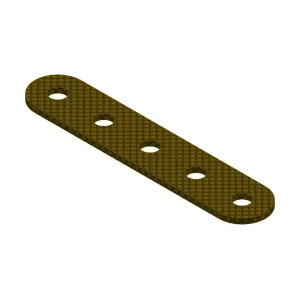 פס מחורר מבודד - 5 חורים
