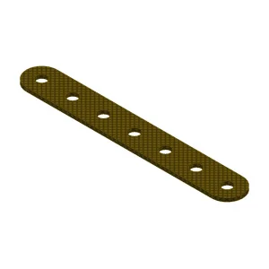 פס מחורר מבודד - 7 חורים