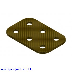 פלטה שטוחה מבודדת 2x3