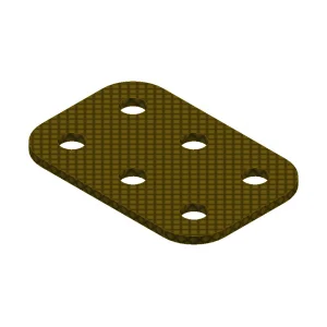 פלטה שטוחה מבודדת 2x3