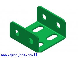 תמונה של מוצר קורת זווית "U" כפול באורך 2 חורים