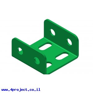 קורת זווית "U" כפול באורך 2 חורים