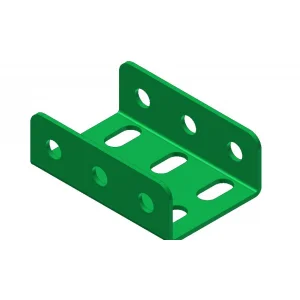 קורת זווית "U" כפול באורך 3 חורים
