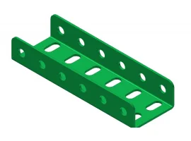 תמונה של מוצר קורת זווית "U" כפול באורך 6 חורים