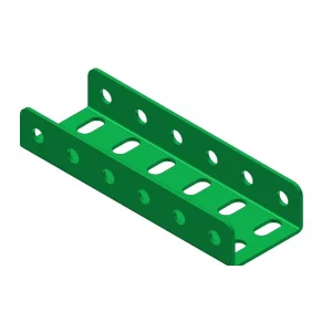 קורת זווית "U" כפול באורך 6 חורים