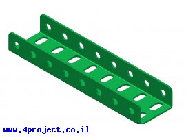 תמונה של מוצר קורת זווית "U" כפול באורך 8 חורים
