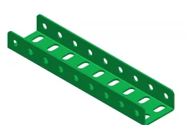 תמונה של מוצר קורת זווית "U" כפול באורך 9 חורים