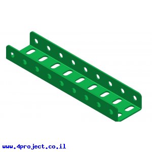 קורת זווית "U" כפול באורך 9 חורים