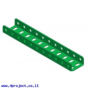 קורת זווית "U" כפול באורך 11 חורים
