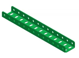 תמונה של מוצר קורת זווית "U" כפול באורך 13 חורים