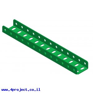 קורת זווית "U" כפול באורך 13 חורים