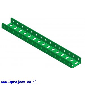 קורת זווית "U" כפול באורך 15 חורים