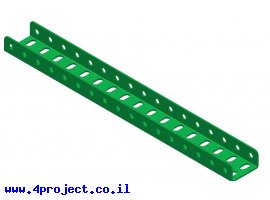 תמונה של מוצר קורת זווית "U" כפול באורך 17 חורים