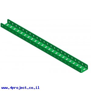 קורת זווית "U" כפול באורך 23 חורים