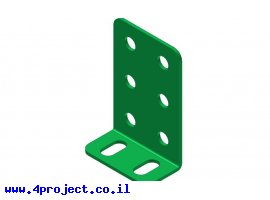 תמונה של מוצר קורת זווית "L" כפול באורך 2 חורים