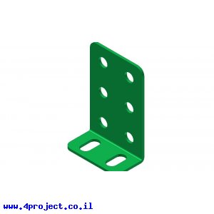 קורת זווית "L" כפול באורך 2 חורים