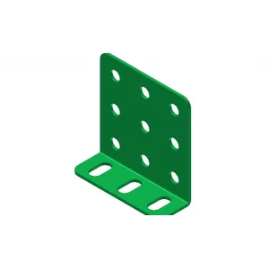 קורת זווית "L" כפול באורך 3 חורים