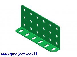 תמונה של מוצר קורת זווית "L" כפול באורך 6 חורים