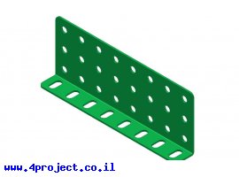 תמונה של מוצר קורת זווית "L" כפול באורך 8 חורים