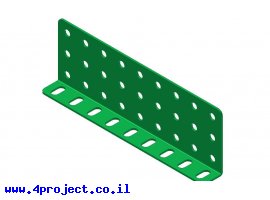 תמונה של מוצר קורת זווית "L" כפול באורך 9 חורים
