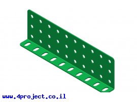 תמונה של מוצר קורת זווית "L" כפול באורך 10 חורים