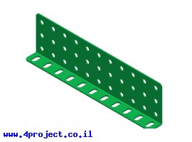 תמונה של מוצר קורת זווית "L" כפול באורך 11 חורים
