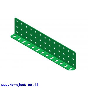 קורת זווית "L" כפול באורך 13 חורים