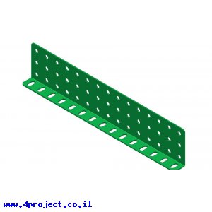 קורת זווית "L" כפול באורך 15 חורים