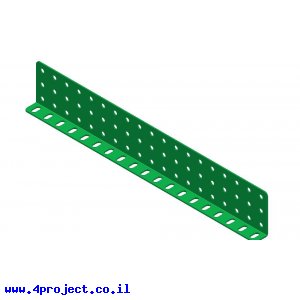 קורת זווית "L" כפול באורך 19 חורים