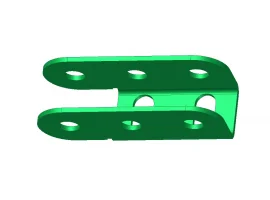 תמונה של מוצר ציר "U" חד-צדדי 3 חורים