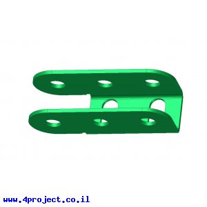 ציר "U" חד-צדדי 3 חורים