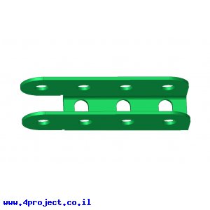 ציר "U" חד-צדדי 4 חורים