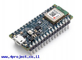 תמונה של מוצר כרטיס פיתוח Arduino Nano 33 BLE Rev2 עם מחברים