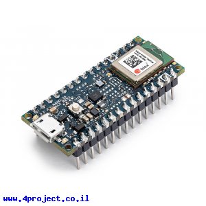 כרטיס פיתוח Arduino Nano 33 BLE Rev2 עם מחברים