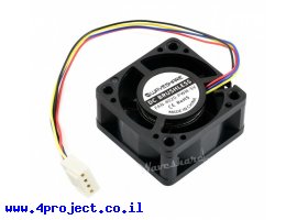 תמונה של מוצר מאוורר 40x40x20 מ"מ - 5V - שליטה על מהירות