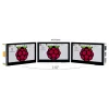 מסך מגע קיבולי LCD 4.3" 800x480, ממשק DSI