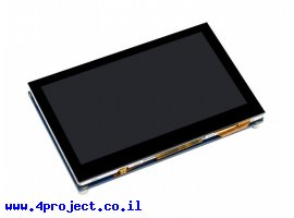 תמונה של מוצר מסך מגע קיבולי LCD 4.3" 800x480, ממשק DSI