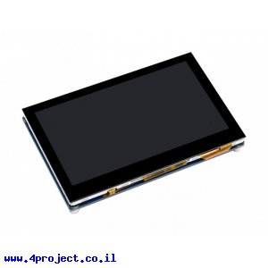 מסך מגע קיבולי LCD 4.3" 800x480, ממשק DSI