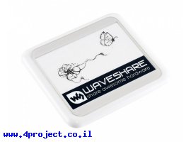 תמונה של מוצר מסך E-Paper במסגרת, גודל 4.2", רזולוציה 400x300, ממשק NFC