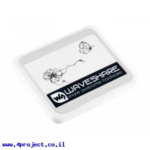 מסך E-Paper במסגרת, גודל 4.2", רזולוציה 400x300, ממשק NFC
