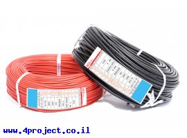 תמונה של מוצר חוט AWG16 עם בידוד סיליקון - אדום - לפי מטר