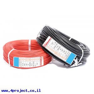 חוט AWG16 עם בידוד סיליקון - אדום - לפי מטר