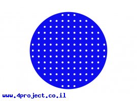 תמונה של מוצר פלטה עגולה 165 מ"מ - צורה 1