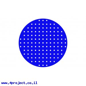 פלטה עגולה 165 מ"מ - צורה 1