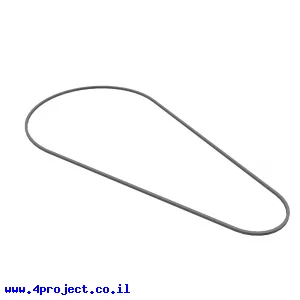 רצועת תמסורת חלקה, עובי 2 מ"מ, קוטר 200 מ"מ