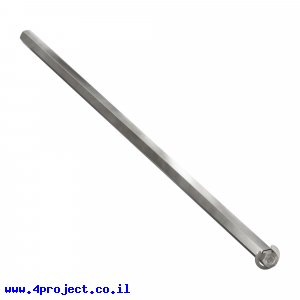 מוט REX 8mm פלדה עם טבעת - אורך 288 מ"מ