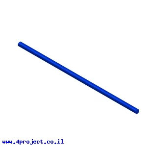 חוט תמסורת כחול - 10 מטר - 2 מ"מ
