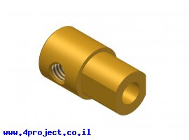 תמונה של מוצר רכזת גלגלי שיניים עם הידוק - 8 מ"מ