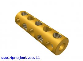 תמונה של מוצר חיבור לציר 4 מ"מ - 5 חורים - ללא הברגה פנימית
