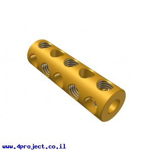 חיבור לציר 4 מ"מ - 5 חורים - ללא הברגה פנימית